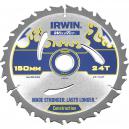 Irwin Weldtec Circular Saw Blade 150mm x 24 Teeth x 20mm Bore ATB
