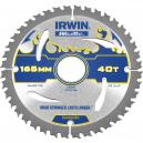 Irwin Weldtec Circular Saw Blade 165mm x 40 Teeth x 30mm Bore ATB