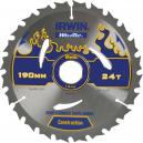Irwin Weldtec Circular Saw Blade 190mm x 24 Teeth x 30mm Bore ATB