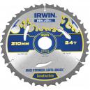 Irwin Weldtec Circular Saw Blade 210mm x 24 Teeth x 30mm Bore ATB