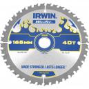 Irwin Weldtec Cordless Circular Saw Blade 165mm x 40 Teeth x 20mm Bore ATB C