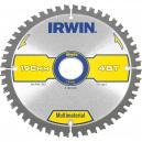 Irwin Multi Material Circular Saw Blade 190mm x 30mm Bore 48 Teeth TCG Neg