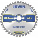 Irwin Construction ATB Circular Saw Blade 250mm x 30mm Bore 40 Teeth