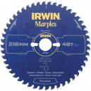 Irwin Marples Circular Saw Blade 216mm x 48 Teeth x 30mm Bore ATB Neg M