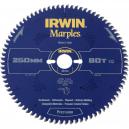 Irwin Marples Circular Saw Blade 250mm x 80 Teeth x 30mm Bore ATB Neg M