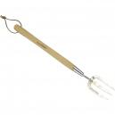Kent and Stowe Stainless Steel Border Hand Fork 600mm Long