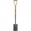 Kent and Stowe Carbon Steel Border Spade 950mm Long