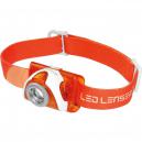 LED Lenser SEO3 LED Head Torch Orange 90 Lumens