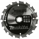 Makita Specialized Tip Embedded Circular Saw Blade 165mm x 16 Teeth 20mm Bore
