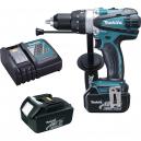 Makita DHP458RFE 18v Cordless XPT Combi Drill 2 Speed with 2 Lithium Ion Batteries 3ah