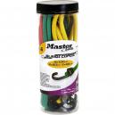 masterlock assorted 12 piece bungee cord jar