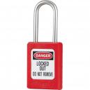 MasterLock 35mm Lockout Padlock Red Keyed Alike