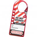 MasterLock Lockout Tagout Labeled SnapOn Hasp