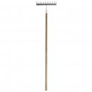 Spear and Jackson Traditional Stainless Steel Soil Rake 12 Teeth with 1219mm Wooden Handle