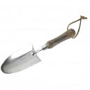 Spear and Jackson Traditional Stainless Steel Tanged Hand Trowel with 127mm Wooden Handle