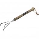 Spear and Jackson Traditional Stainless Steel 3 Prong Hand Cultivator with 305mm Wooden Handle