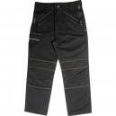 Roughneck Mens Multi Zip Work Trousers Black 42 Waist 29 Leg