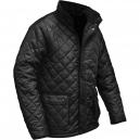 Roughneck Mens Quilted Work Jacket Black Large
