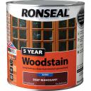 Ronseal 5 Year Woodstain Walnut 250ml