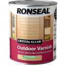 Ronseal Crystal Clear Outdoor Varnish Matt 25 Litre