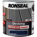 Ronseal Decking Rescue Paint Deep Blue 25 Litre