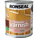Ronseal Interior Varnish Quick Dry Matt Dark Oak 750ml