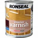 Ronseal Interior Varnish Quick Dry Satin Deep Mahogany 250ml