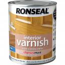 Ronseal Interior Varnish Quick Dry Satin French Oak 750ml