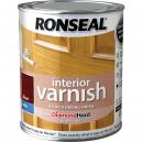 Ronseal Interior Varnish Quick Dry Satin Teak 250ml