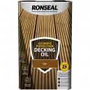 Ronseal Ultimate Protection Decking Stain Teak 5 Litre