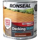 Ronseal Ultimate Protection Decking Stain Rich Mahogany 25 Litre