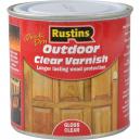 Rustins Exterior Varnish Clear Gloss 250ml