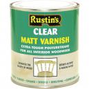 Rustins Polyurethane Varnish Matt Clear 1 Litre