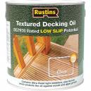 Rustins Textured Decking Oil Clear 25 Litre