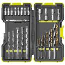 Ryobi 30 Piece Drill and Screwdriver Bit Set in Stackable Case