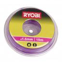Ryobi RAC101 15 Metre x 16mm Purple Cutting Line for Electric Grass Trimmers
