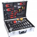 127 piece hand tool kit in aluminium case