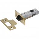 Union Essentials Tubular Latch Polished Brass 65mm