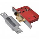 Union Strongbolt 5 Lever Mortice Sash Lock Stainless Steel 65mm