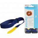 Velcro Blue Adjustable Straps 25 x 460mm Pack of 2