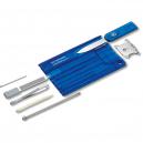 Victorinox Swiss Card Quattro Translucent Blue 12 Functions