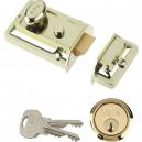 Yale Locks 77 Traditional Nightlatch Brasslux Finish 60mm Backset