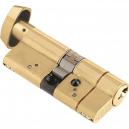 Yale Anti Snap Platinum 70mm Thumbturn Cylinder Polished Brass 35mm x 35mm