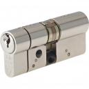 Yale Anti Snap Platinum 95mm Euro Cylinder Bright Nickel 50mm x 45mm