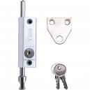 Yale Locks P124 Door Push Bolt White Finish