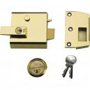 Yale Locks P1 Double Security Nightlatch Brasslux Finish 60mm Backset