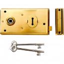 Yale Locks P401 Rim Lock Polished Brass Finish 138 x 76mm