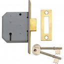 Yale Locks PM322 3 Lever Mortice Dead Lock 67mm 25 Polished Chrome