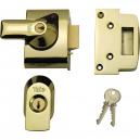 Yale Locks BS2 Nightlatch British Standard Lock 40mm Chrome Finish