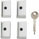 Yale Locks 8K109 Window Stop White Pack of 4
